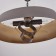Ferrous hanging chandelier 160 mm, E14 80W
