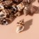 Natural decorative shells "Zebra" set 100 grams