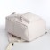 Youth backpack with lightning, 4 pockets, white color