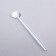 Mirror for eyelash extensions, D mirror surface 1.9 cm, white color