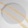 Decorative braid "Furger", 35 mm, 10 ± 1 m, beige color