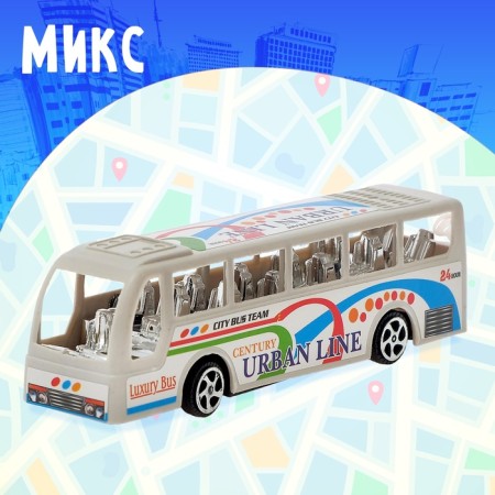 Bus inertial "City Tour", Mix colors-8