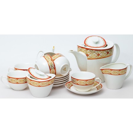 Tea set of Balsford Estella, 17 items