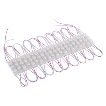 LED module, mini, 1.5 W, 3 LED, 135 LM, IP65, 6500K, 12V white, set 20 pcs.