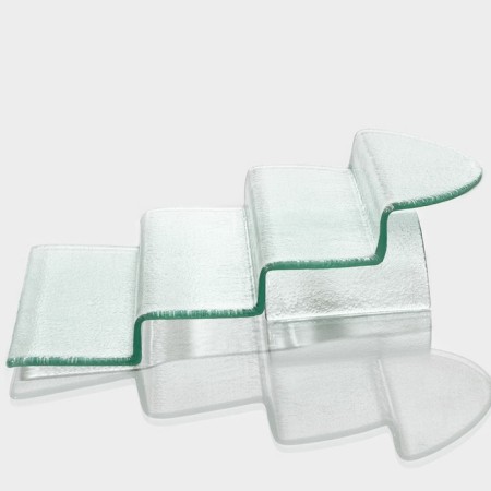 Glass Serving Magistro "Avis", 4 steps, 31 × 39 × 12.5 cm-2