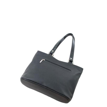 Tout bag, lightning department, external pocket, black color-1