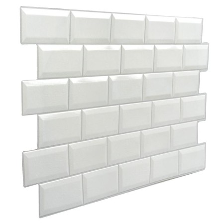 PVC panel Tiles Boar white 485x960-3