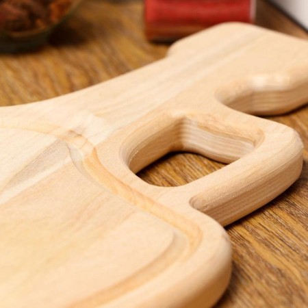 Groot and serving board "bottle" with a groove for drain, array, 35 × 25 × 2 cm-1