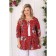 Female blouse, size 52, red color