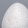 Foam egg - workpiece, 15 cm