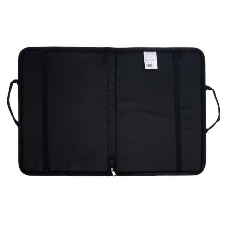 Folder for drawings and drawings for artists A3, 450 x 320 x 30 mm, with handles, frame, textile, with pocket, black, estado-2