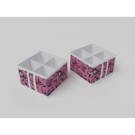 Organizer for storage, 4 cells, 15x15x10 cm