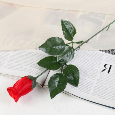 Artificial flowers "simple" 50 cm, red