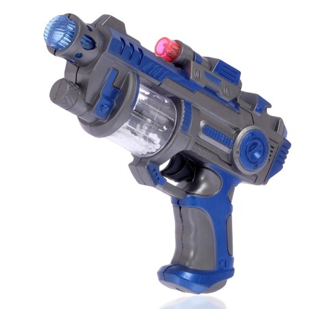 Pistol "Disintegrator", light and sound effects, works from batteries, MIX color-7
