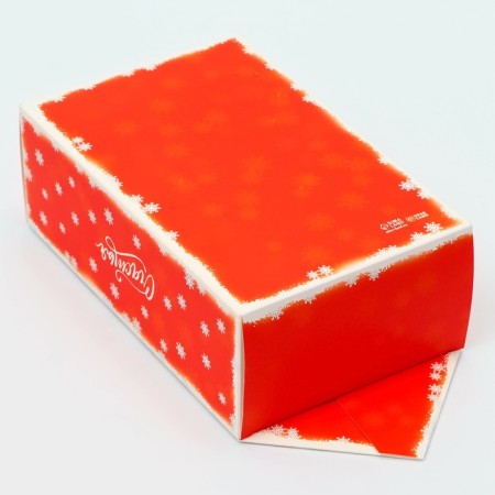 New Year. Gift box - New Year's Folding candy "holiday", 14 x 22 x 8 cm.-1