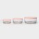 A set of glass forms for storing ABAN products, 3 pcs