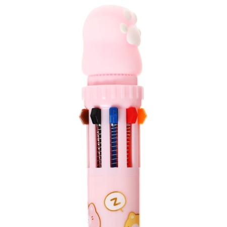 Handle Automatic Ball 10 color, rod 0.7 mm, "paw", mix-5