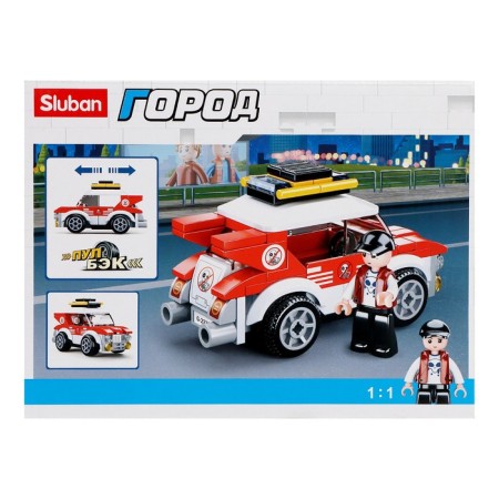 Designer Racing machine Sluban city, 88 parts, 6+-7