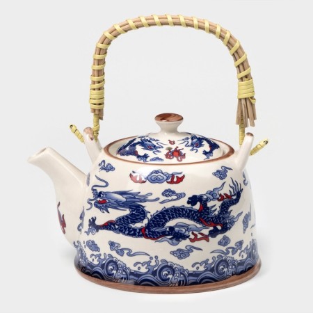 Hot teapot "Blue Dragon", 900 ml, with metal sieve