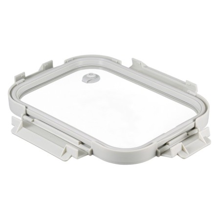 Smart Solutions baking and storage container, rectangular, with a lid, 1 l, the color is light gray-27