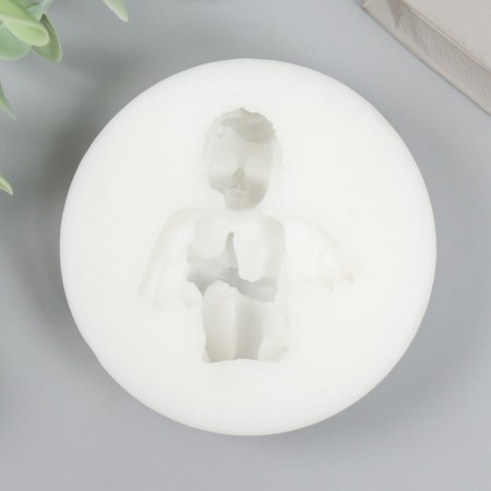 Mold Silicon "Angel with a dove" 4.5x4 cm, weight 9.6 gr mix-2
