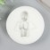 Mold Silicon "Angel with a dove" 4.5x4 cm, weight 9.6 gr mix