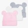 Children's cap Amarobaby Nature Essence Bear, size 38-40, pink color