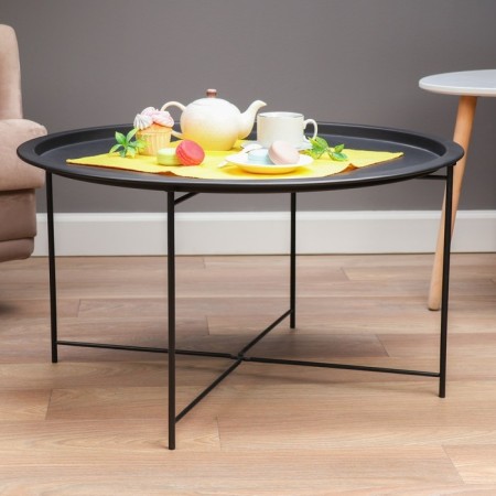 Jupiter Coffee table YS-8375L, black 75x42 cm