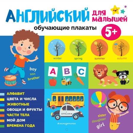 English for kids. Training posters