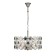 Suspension lamp 6x40W E14, size 52x52x28/110 cm
