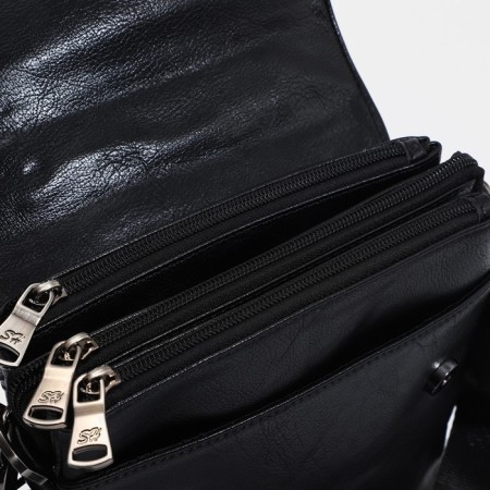 Male bag, black color-6