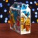 Gift box "New Year's watercolor" 17.3 x 6.5 x 15 cm