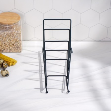 Cover stand for 5 objects of the share, 28.5 × 12.5 × 16.5 cm, black color-6
