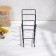 Cover stand for 5 objects of the share, 28.5 × 12.5 × 16.5 cm, black color
