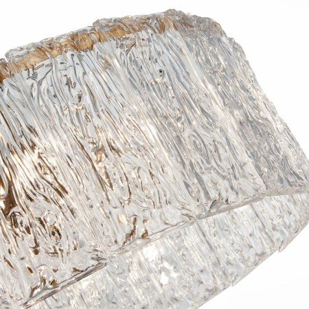 Suspended EVOLUCE lamp. Sle283203-06. Rida. 6x40 watts, E27, 55x55x22 cm, golden color-2