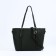 Zipper bag with zipper, green color