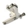 Zein bath mixer, square, short surge, with a shower set, stainless steel. Steel, satin