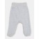 Rail sliders on a wide Rant Base elastic band, seams outward, height 56 ​​cm, color light gray melange