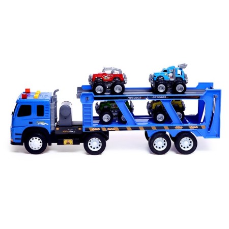 Truck Inertial "Avtovos", with 4 jeeps, lighting effects-1