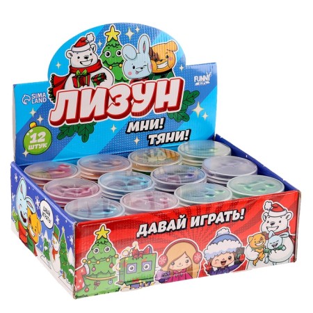 Lizun is a slime "New Year", Mix colors-4