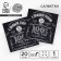 Napkins single -layer New Year's “100% Happiness”, 24x24 cm, set 20 pcs., For the New Year