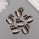 Decor for creativity metal, enamel "A cat with a synthesizer" 2.3x2.2 cm