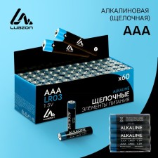 Alkalin battery (alkaline) Luazon, AAA, LR03, Spike, 4 pcs