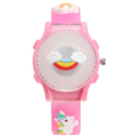 Watch is a beard, "unicorn", d-3.5 cm, strap silicone L-21.5 cm, with backlight-1