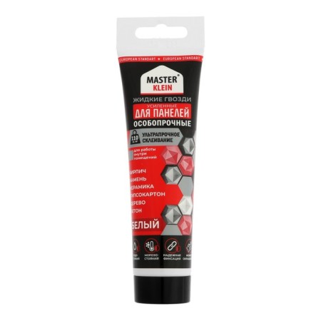 Liquid nails Master Klein, especially resistant, for panels, white, 125 g/100 ml