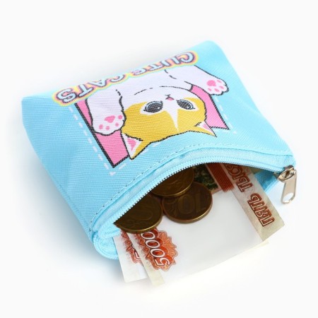 Kitty wallet "cats" mix, 11*0.5*8.5 cm-10