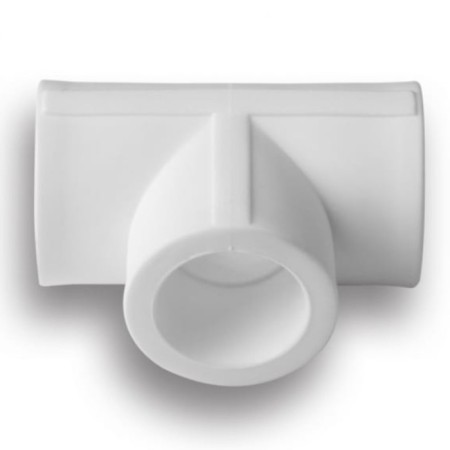 Aqualink tee, polypropylene, d = 50 mm-2