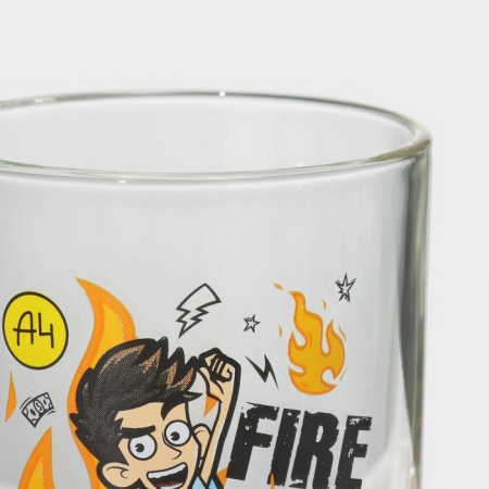 Glass mug "Vlad A4. Fire ", 230 ml-2