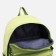 School backpack from textiles with lightning, external pocket, green color