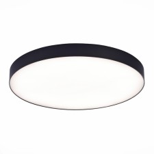 Светильник потолочный St Luce. ST606.442.96. 1х96 Вт, LED, 4000K, 8640 Lm, 60х60х5,5 см, цвет чёрный